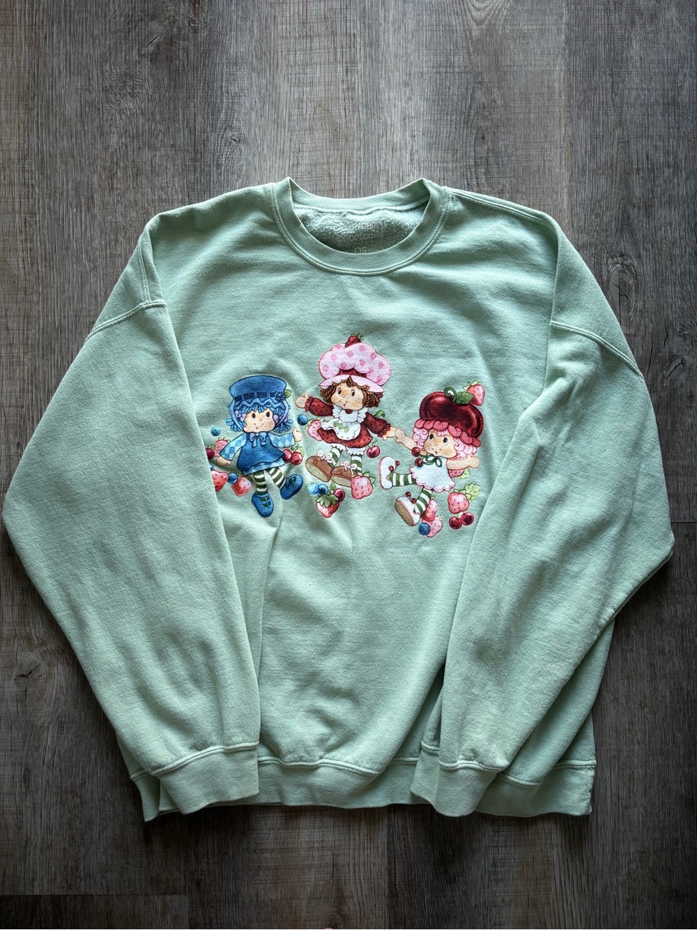 Vintage-Inspired Strawberry Shortcake Sweatshirt
